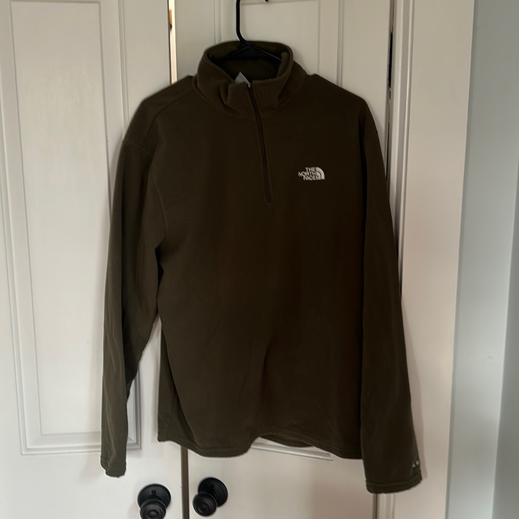 Mens Large North Face Fleece Pullover